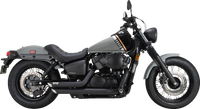 Thumbnail for VANCE & HINES Shortshots Staggered Exhaust System - Black 48319