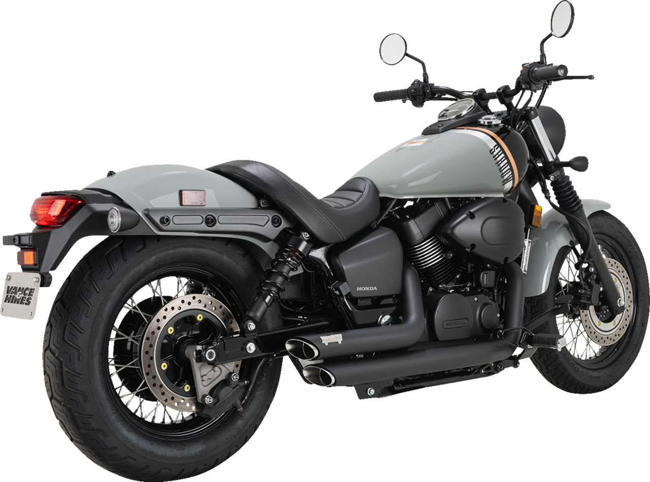 VANCE & HINES Shortshots Staggered Exhaust System - Black 48319