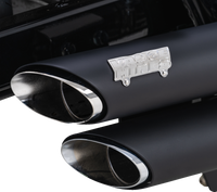 Thumbnail for VANCE & HINES Shortshots Staggered Exhaust System - Black 48319