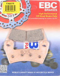 Thumbnail for Brake Pads Fa657r Sintered R Series