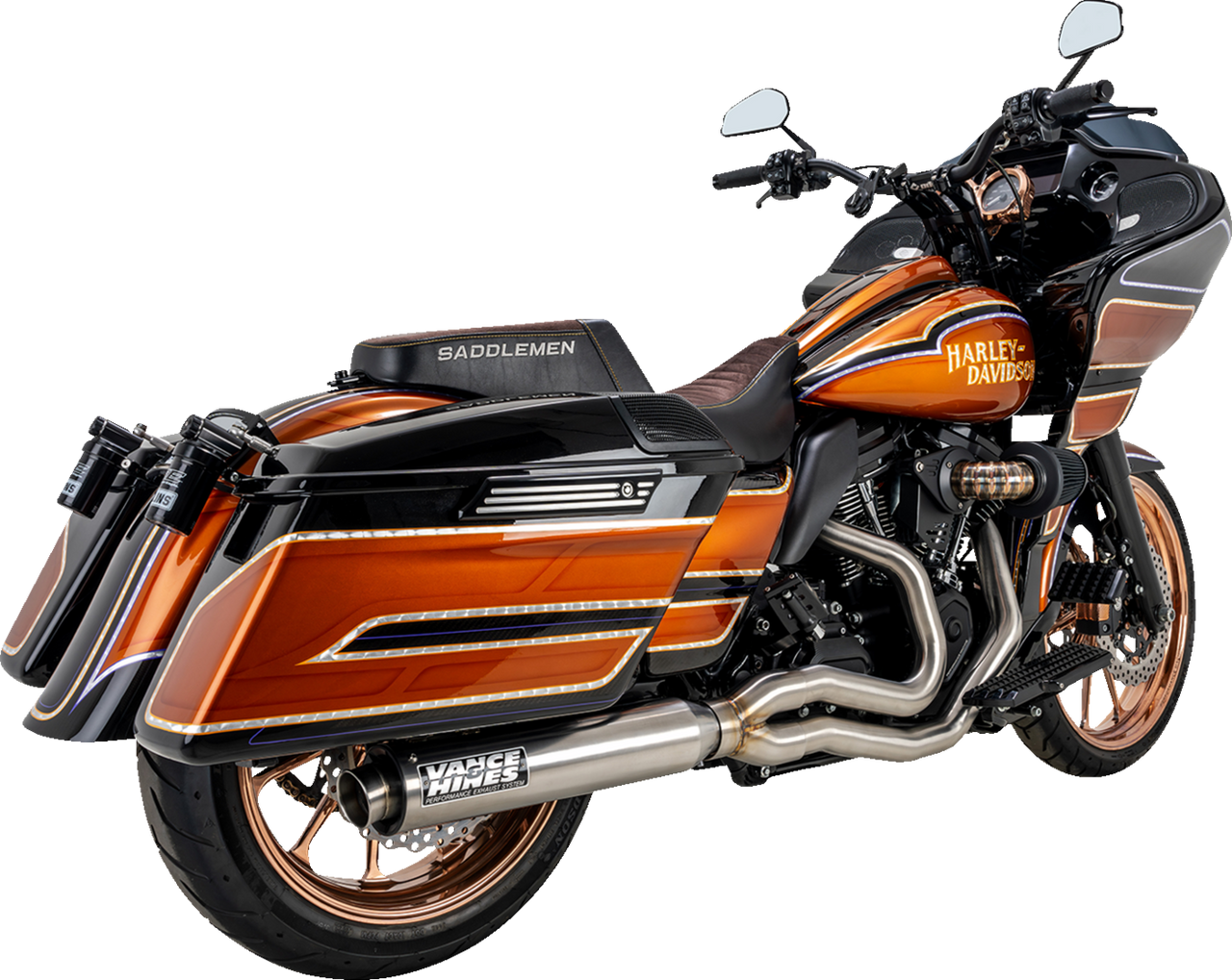 VANCE & HINES 2-into-1 Supersport PCX* Exhaust System - Brushed 27345