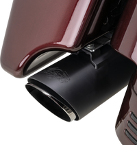 Thumbnail for VANCE & HINES Twin Slash Slip-On Muffler - Black 46672
