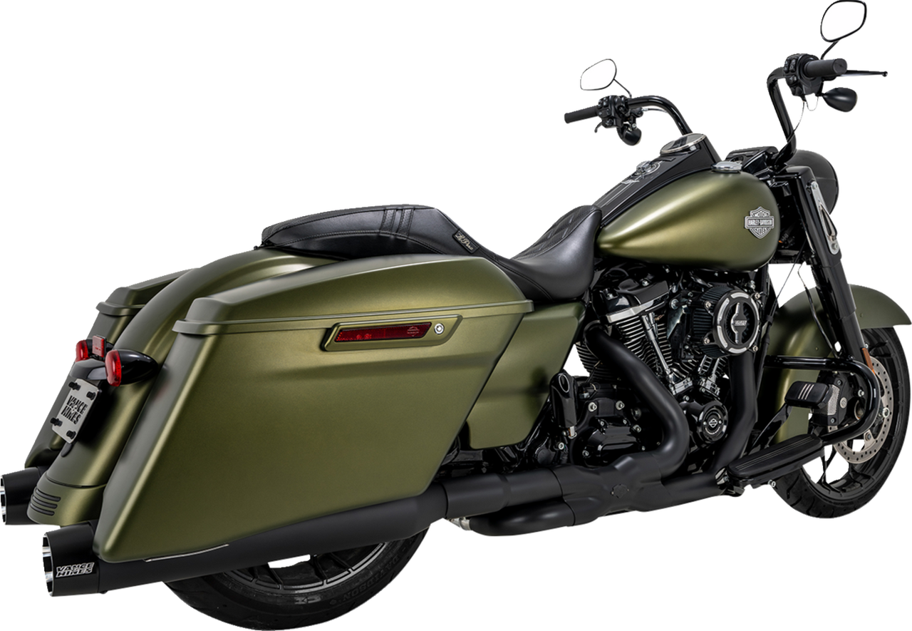 VANCE & HINES Blackbird 450 Slip-On Mufflers - Black 46792