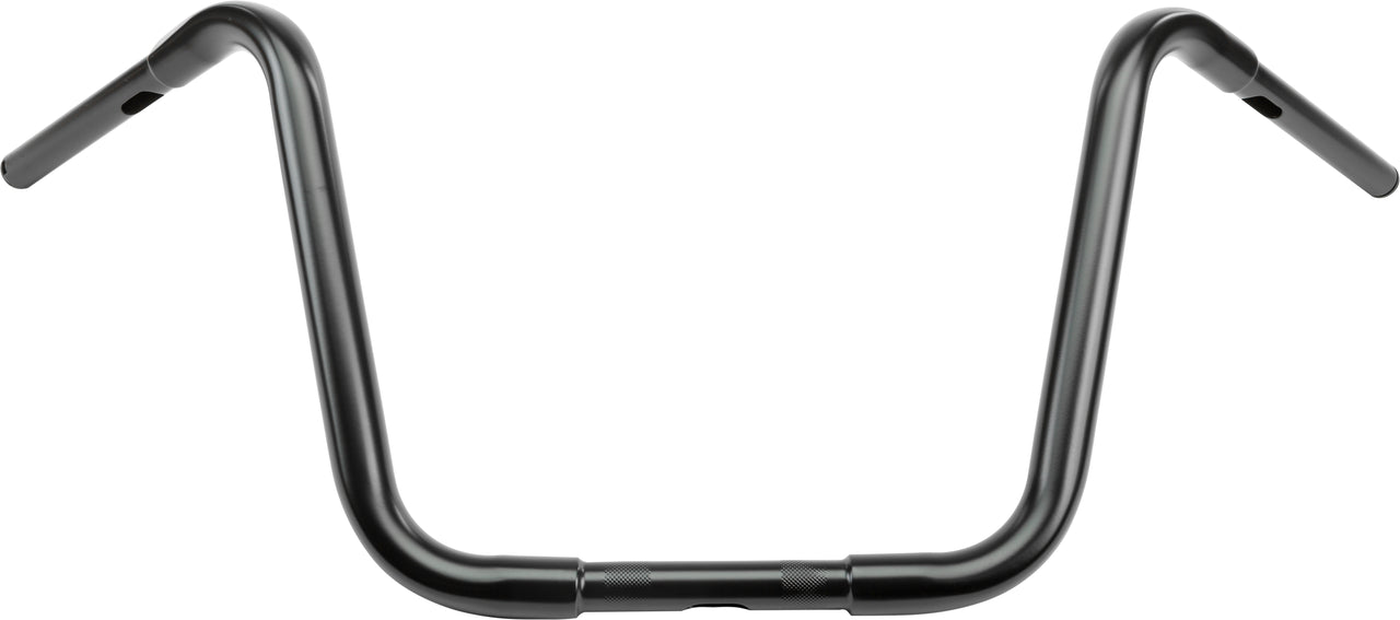 14" Satin Black Ape Hangers 1" Thru Clamp  Tbw
