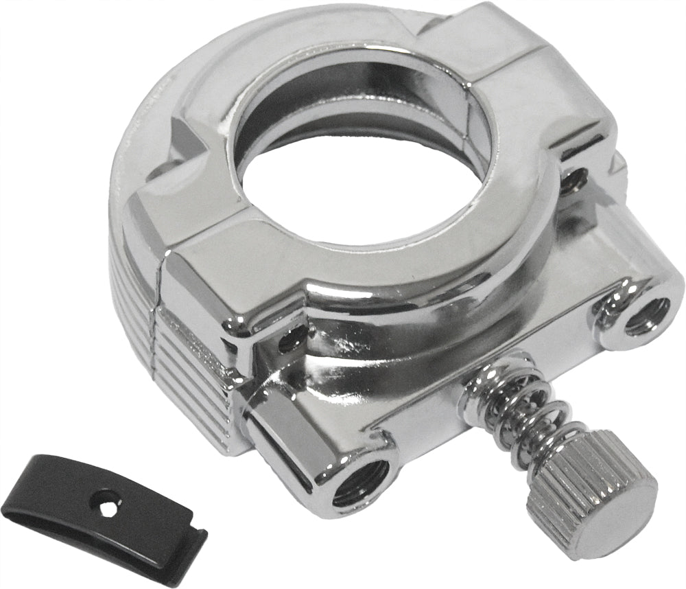 Throttle Clamp Dual Cable Chrome