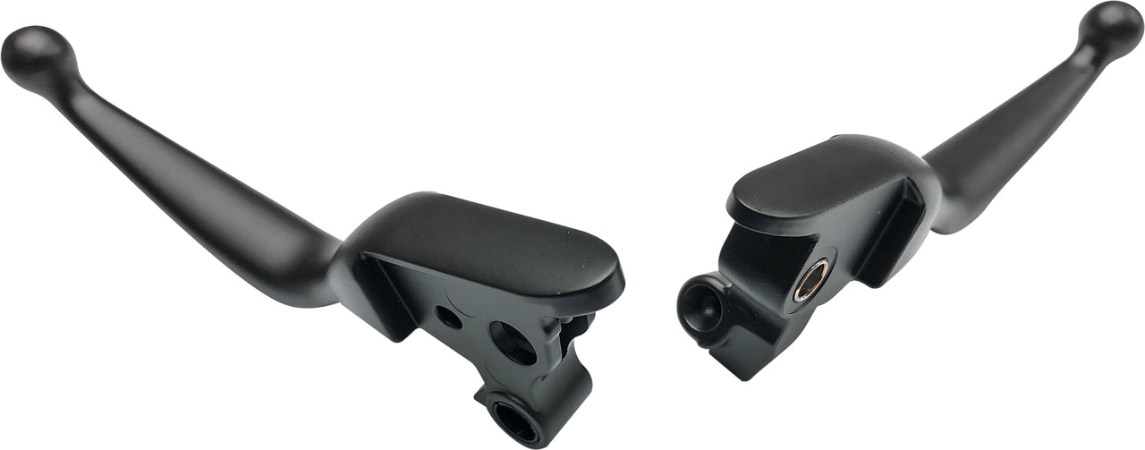 Smooth Lever Set Blk Touring 08 13 W/Cable Clutch
