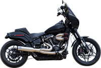 Thumbnail for S&S CYCLE 2-into-1 Qualifier Exhaust System - 49-State - Silver 550-1103