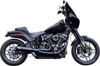Thumbnail for S&S CYCLE 2-into-1 Qualifier Exhaust System - Race Only - Guardian Black 550-1106