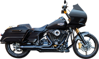 Thumbnail for S&S CYCLE 2-into-1 Qualifier Exhaust System - 49-State - Black 550-1110
