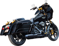 Thumbnail for S&S CYCLE 2-into-1 Qualifier Exhaust System - Race Only - Guardian Black 550-1109