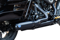 Thumbnail for S&S CYCLE 2-into-1 Qualifier Exhaust System - 49-State - Black 550-1110