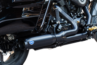 Thumbnail for S&S CYCLE 2-into-1 Qualifier Exhaust System - Race Only - Guardian Black 550-1109