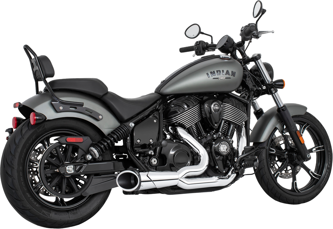 Shorty 2 1 4.5" Combat End Cap Indian Chief Ch/Bk
