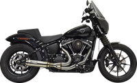 Thumbnail for BASSANI XHAUST 2-into-1 Exhaust System with Superbike Muffler - Stainless Steel 1S77SSE