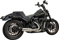 Thumbnail for BASSANI XHAUST 2-into-1 Exhaust System with Superbike Muffler - Stainless Steel 1S77SSE