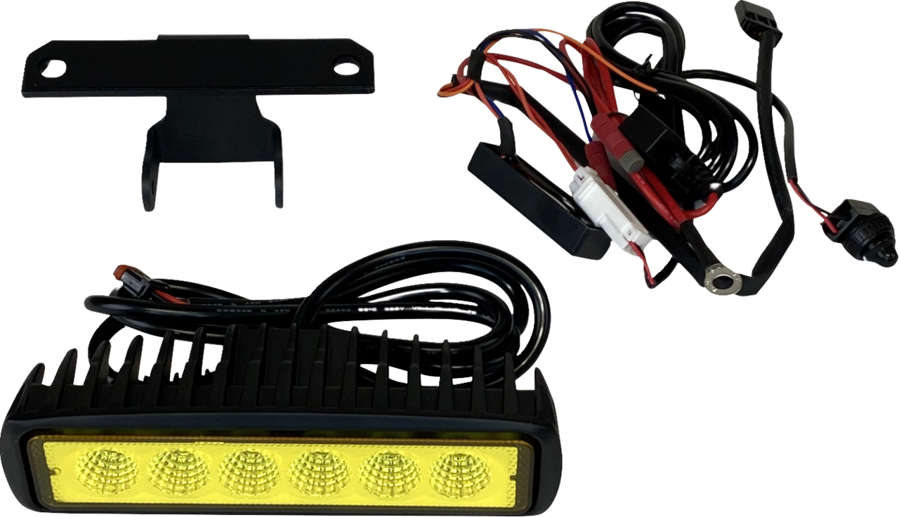 CUSTOM DYNAMICS LED Light Bar - Yellow - Road Glide RG-LB-Y-KIT