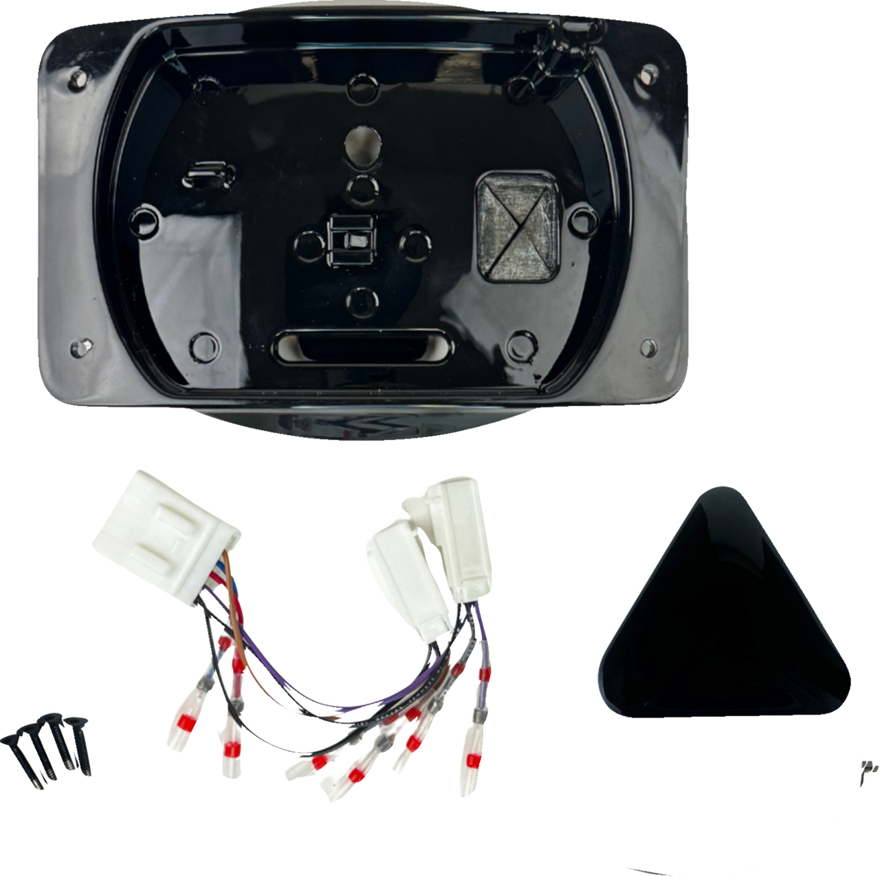 CUSTOM DYNAMICS Taillight Eliminator/License Plate Mount - Black CD-ELIM-TL-B