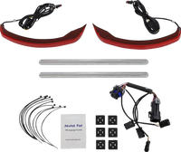 Thumbnail for CUSTOM DYNAMICS Saddlebag Lights - Low Profile - Red Lens - Indian CD-IND-SPR-V2-R