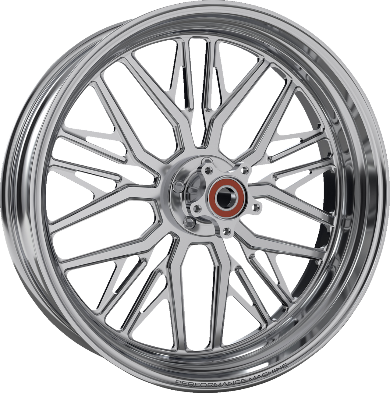 PERFORMANCE MACHINE (PM) Wheel - Nivis - Rear - Single Disc/with ABS - Black/Contrast Cut Platinum - 18x5.5 1269-7814R-NVSAP-BMP
