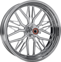 Thumbnail for PERFORMANCE MACHINE (PM) Wheel - Nivis - Rear - Single Disc/without ABS - Black/Contrast Cut Platinum - 18x5.5 1270-7814R-NVSAP-BMP