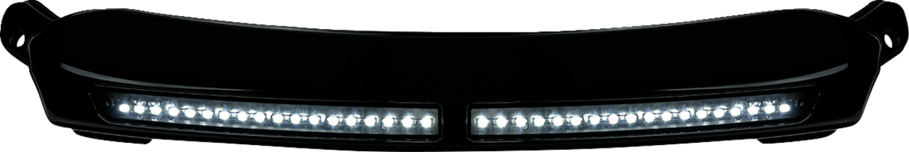 CUSTOM DYNAMICS LED Windshield Trim - Gloss Black CD-RG-CV-W-B