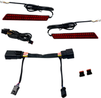 Thumbnail for CUSTOM DYNAMICS LED Latch Lights - Saddlebag - Red Lens CD-LATCH-23-R