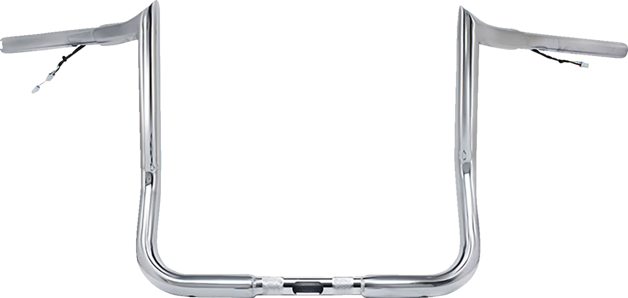 PAUL YAFFE BAGGER NATION Handlebar - Monkey Bar - Pre-Wired - 10" - Chrome PYO:MBBPW-10 C