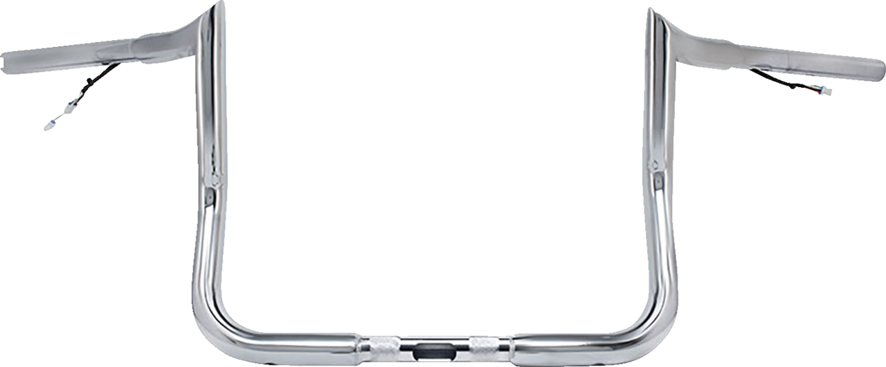 PAUL YAFFE BAGGER NATION Handlebar - Monkey Bar - Pre-Wired - 8" - Chrome PYO:MBBPW-8 C