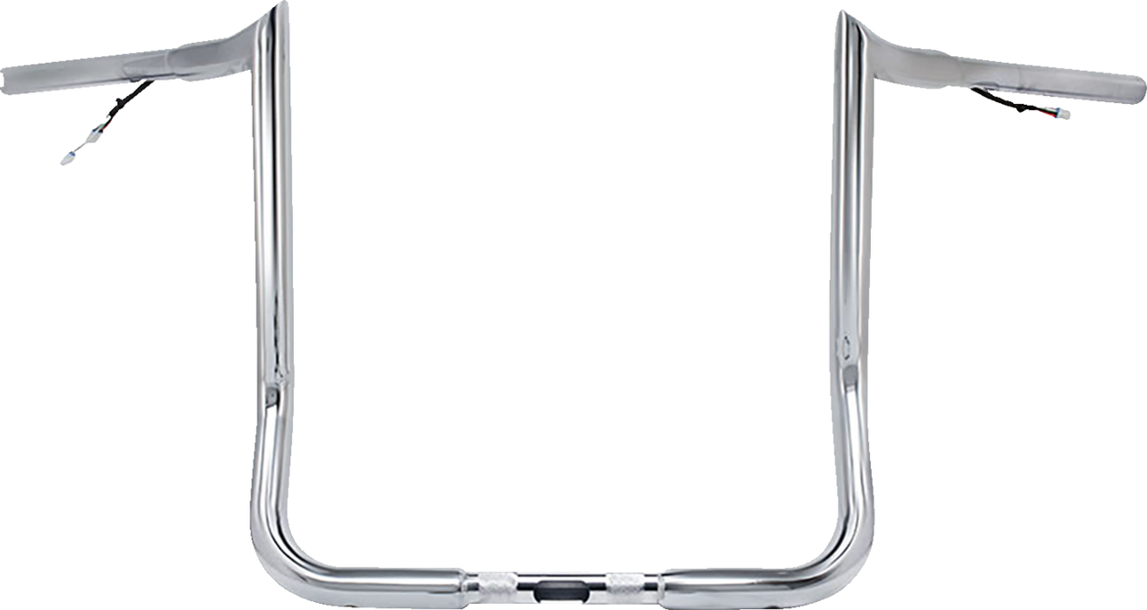 PAUL YAFFE BAGGER NATION Handlebar - Monkey Bar - Pre-Wired - 12" - Chrome PYO:MBBPW-12 C