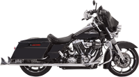 Thumbnail for BASSANI XHAUST Fishtail Mufflers - Chrome - w/ Baffle - 36