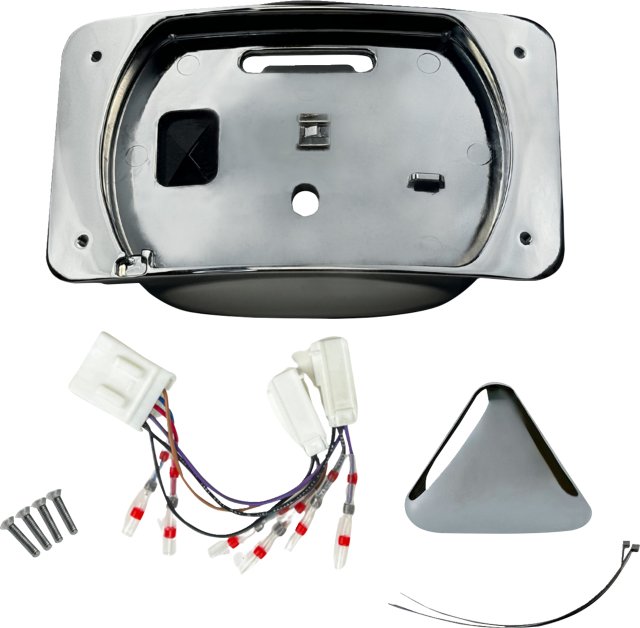 CUSTOM DYNAMICS Taillight Eliminator/License Plate Mount - Chrome CD-ELIM-TL-C