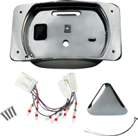 Thumbnail for CUSTOM DYNAMICS Taillight Eliminator/License Plate Mount - Chrome CD-ELIM-TL-C