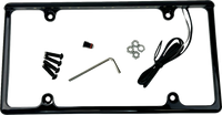 Thumbnail for CUSTOM DYNAMICS License Plate Frame - LED - Gloss Black LPF-AUTO-B