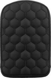 Thumbnail for SADDLEMEN RoadSofa* Sissy Bar Pad - Honeycomb - Black Stitching 041149