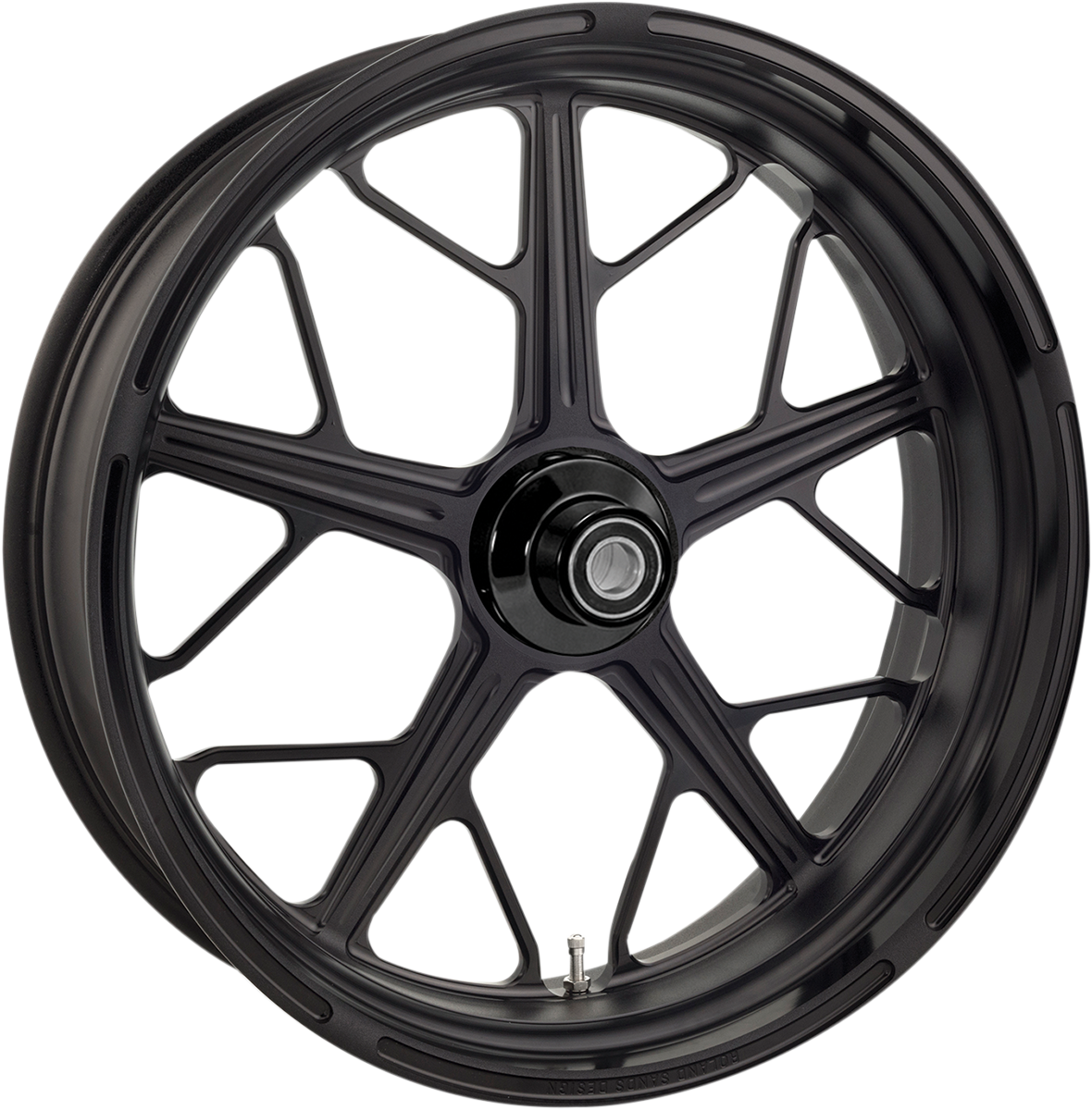 RSD Wheel - Hutch - Front - Dual Disc/with ABS - Black Ops* - 21x3.5 - '08+ FL 12047106HUTJSMB