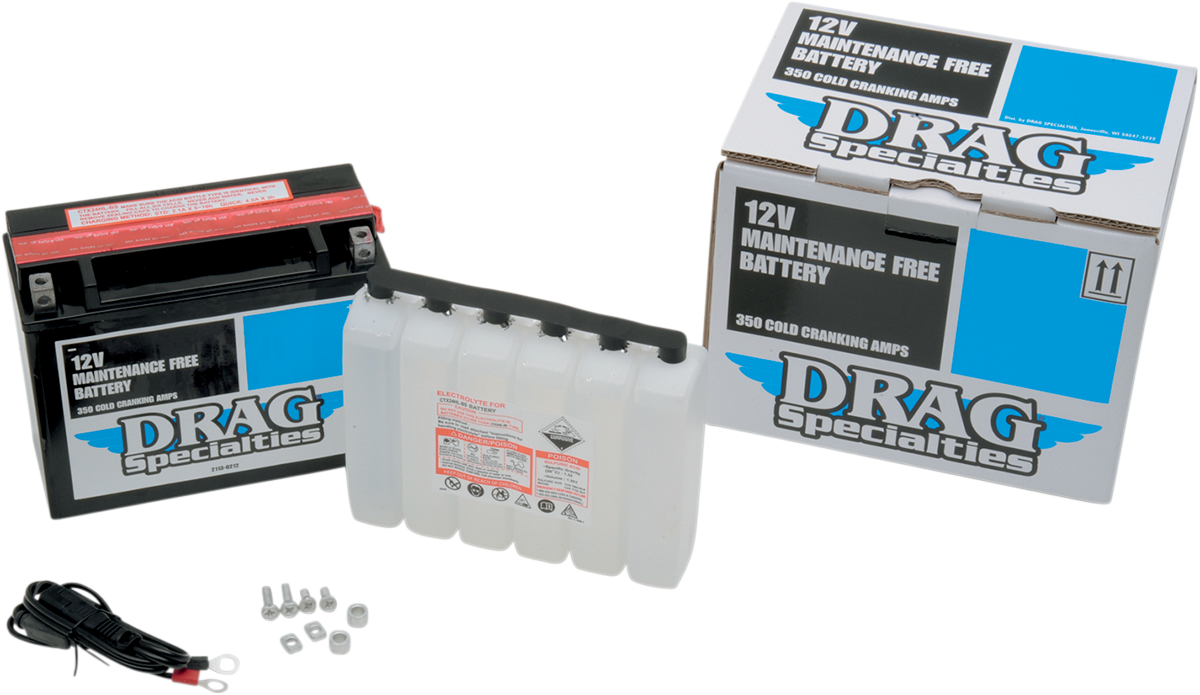 DRAG SPECIALTIES AGM Battery - YTX24HLBS DTX24HL-BS