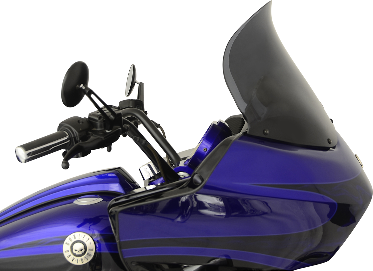 KLOCK WERKS Flare* Windshield - 14" - Dark Smoke - FLTR KWW-01-0257