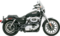 Thumbnail for BASSANI XHAUST Radial Sweeper Exhaust - Black - '07-'13 XL XL4-FF12CLB