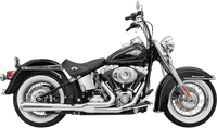 Thumbnail for BASSANI XHAUST 2:1 Exhaust - Chrome - Long - Softail 12111J