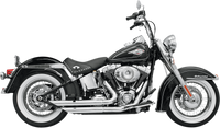 Thumbnail for BASSANI XHAUST FireFlight Exhaust - Chrome - Softail 12113B