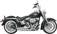 Thumbnail for BASSANI XHAUST FireSweep Exhaust - Chrome - Softail 12113D