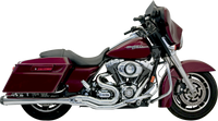 Thumbnail for BASSANI XHAUST B4 2:1 Exhaust - Chrome - Megaphone FLH-747
