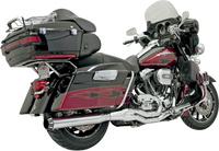 Thumbnail for BASSANI XHAUST B4 2:1 Exhaust - Chrome - Straight Can FLH-757