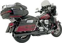 Thumbnail for BASSANI XHAUST B4 2:1 Exhaust - Black - Straight Can FLH-757B