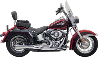 Thumbnail for BASSANI XHAUST Mega Power Exhaust - Chrome - Short - FXS/FLS 1S12R