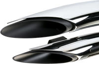 Thumbnail for BASSANI XHAUST Sweeper Exhaust - Black/Chrome 1SD2F