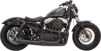 Thumbnail for BASSANI XHAUST Mega Power Exhaust - Black - Short - '14-'21 XL with Mid/Forward Controls 1X32RB