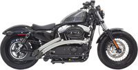 Thumbnail for BASSANI XHAUST Radial Sweeper Exhaust - Chrome - '14-'19 XL 1X2FC