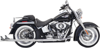 Thumbnail for BASSANI XHAUST Fishtail Exhaust with Baffle - 36