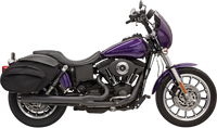 Thumbnail for BASSANI XHAUST 2:1 Exhaust - Black - Megaphone - Long - '91-'05 FXD 13321R